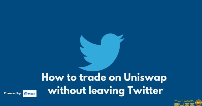 How To Trade on Uniswap Without Leaving Twitter