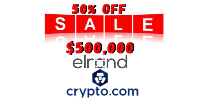 Crypto.com to List Elrond (EGLD) at 50% off