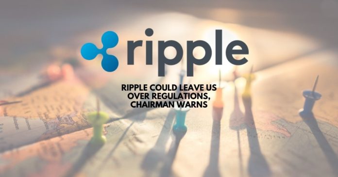 Ripple Could Leave U.S. Over Regulations, Chairman Warns