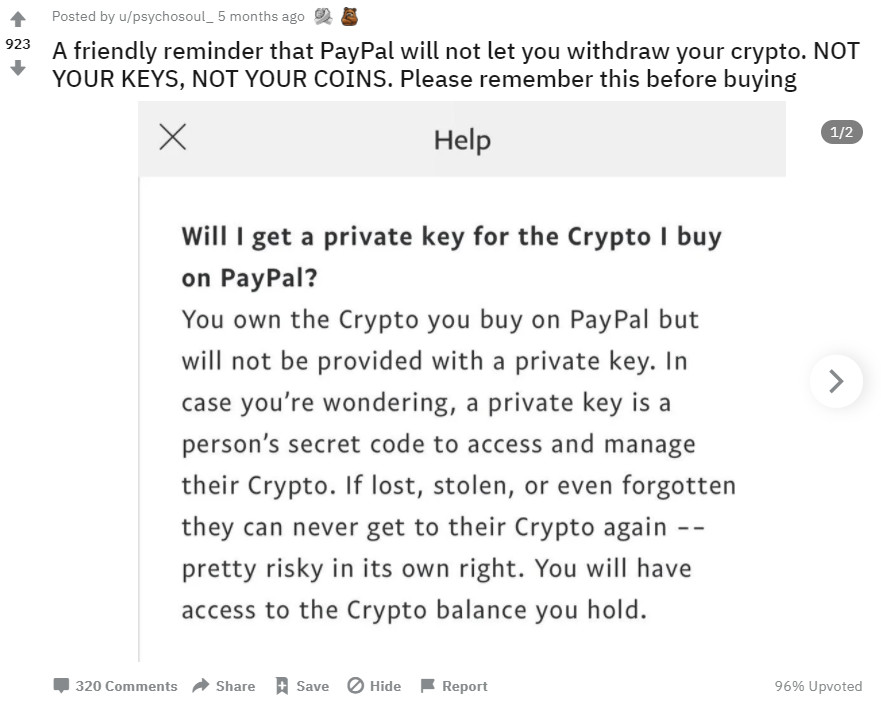 PayPal Crypto 