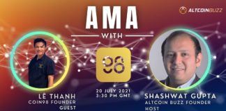 Coin98 Finance AMA – Session with Founder, Lê Thanh