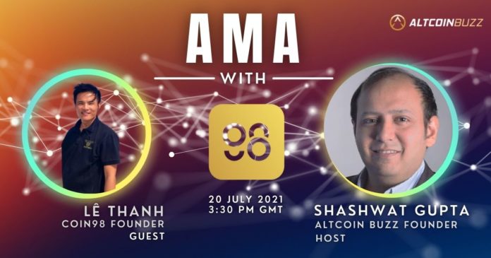 Coin98 Finance AMA – Session with Founder, Lê Thanh
