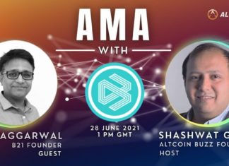 Co-founder of B21, Nitin Agarwal’s AMA With Altcoin Buzz