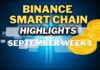 Top Binance Smart Chain (BSC) Updates | September Week 1