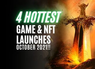 Game and NFT launches october 2021