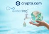 Crypto.com Water.org partnership