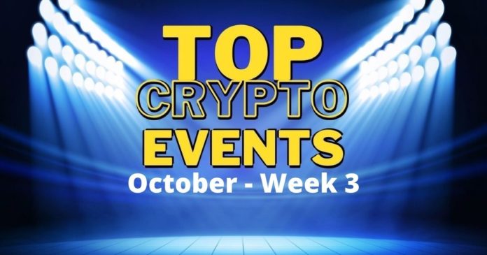 Top crypto events October week 3