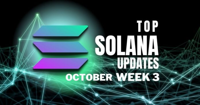 Top Solana Updates October week 3