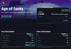 Age of Tanks IDO Seedify