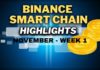 Binance Smart Chain News November week 1