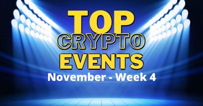 Top Crypto events november week 4