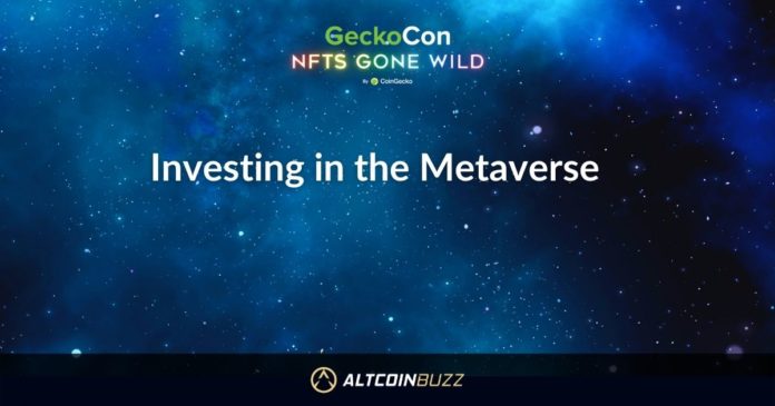 Investing in the Metaverse panel at CoinGeckoCon
