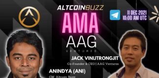 AAG Ventures AMA Altcoinbuzz