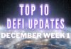 Top 10 DeFi Updates | IoTeX and Cartesi Partnership | December Week 1