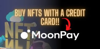 buy NFTs with a CC on Moonpay