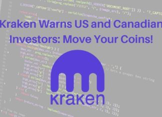 Centralized Exchange Kraken Issues Warning