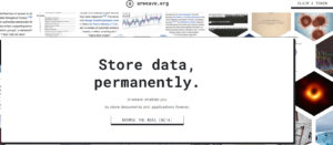 arweave store data