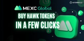 Buy HAWK tokens in MEXC
