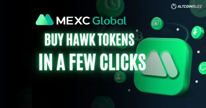 Buy HAWK tokens in MEXC