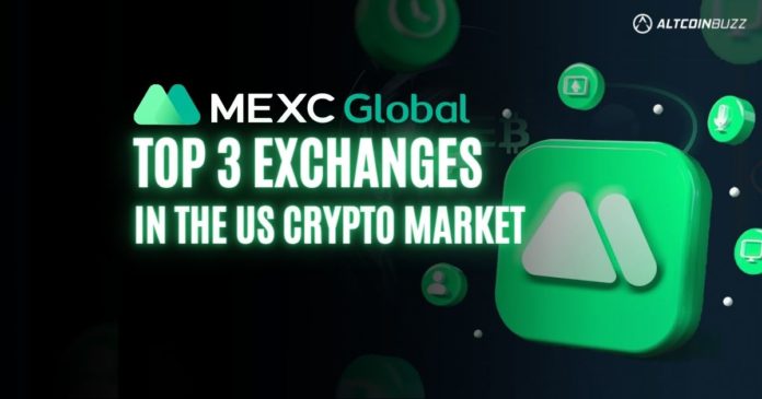Top 3 exchanges in the US crypto market