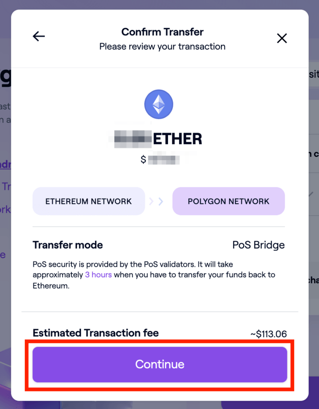 Transaction review and confirmation