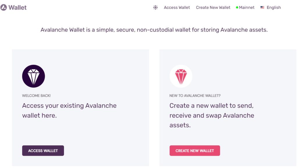 Avalanche Wallet