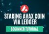 How to Stake AVAX Coin Via Ledger