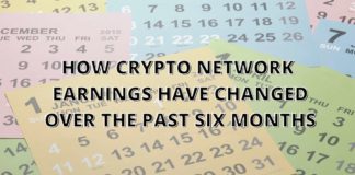 How Crypto Network Earnings Have Changed Over the Past Six Months