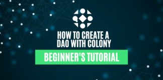 how to create a DAO with colony