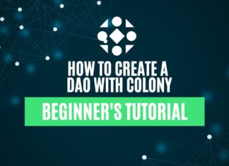 how to create a DAO with colony