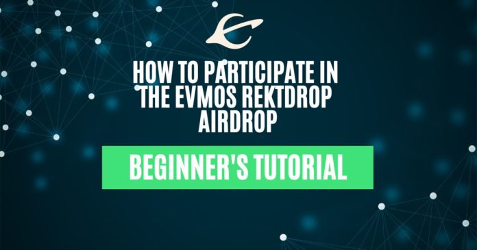 how to participate in the EVMOS Rektdrop Airdrop EVMOS