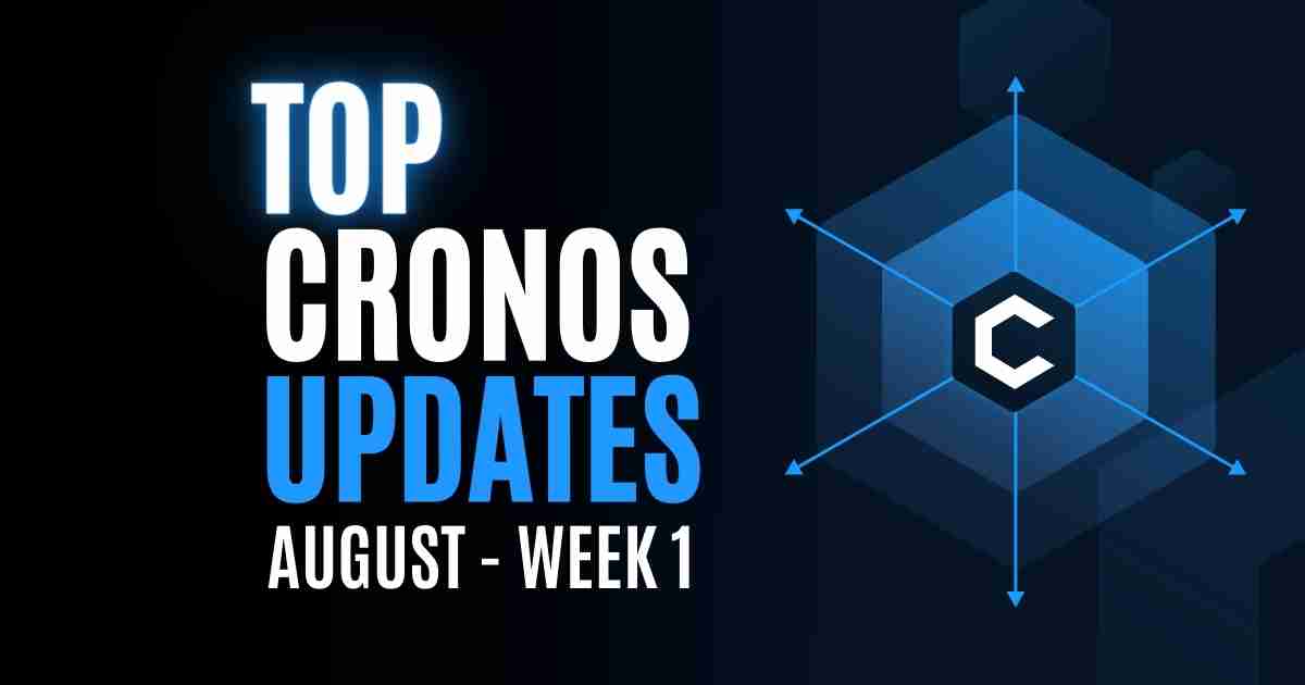 Cronos Updates | Winners of Accelerator program | August Week 1