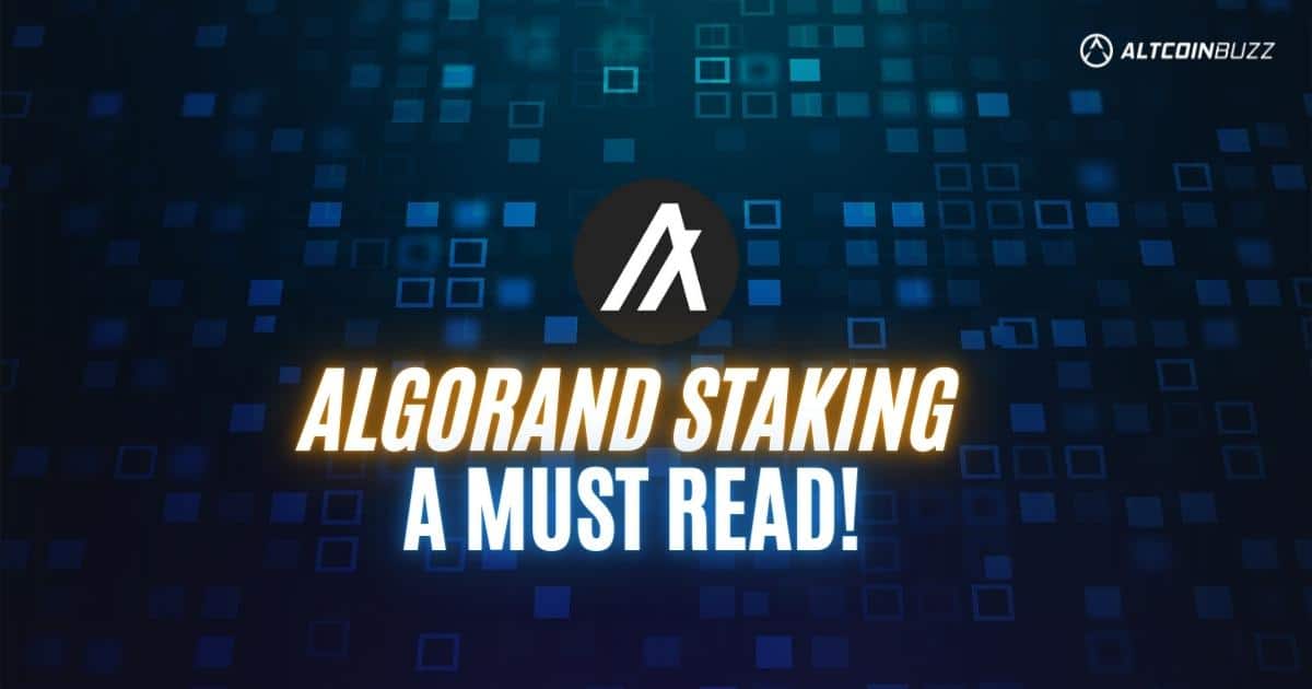 Algorand (ALGO) Staking – A Must Read!!!