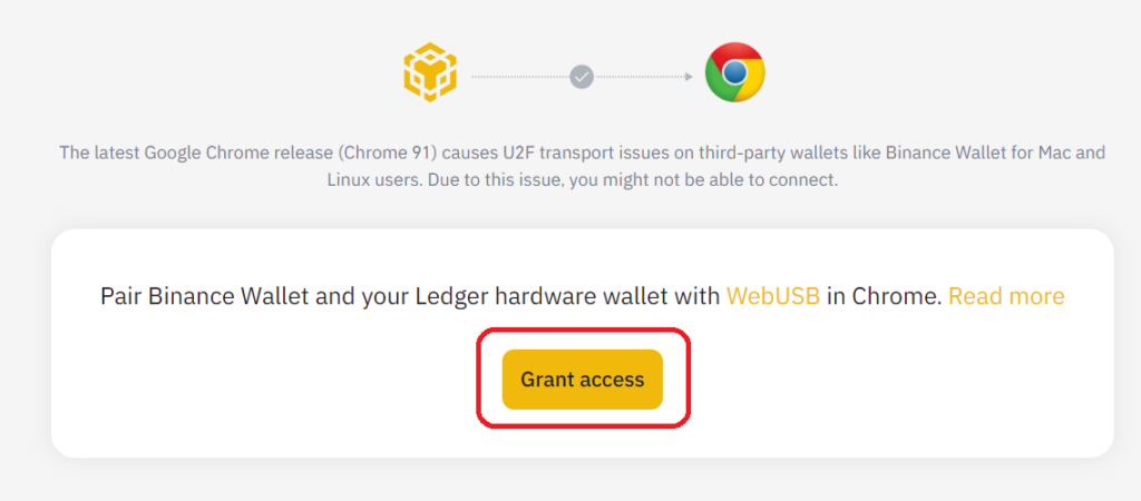 Staing on Binance wallet
