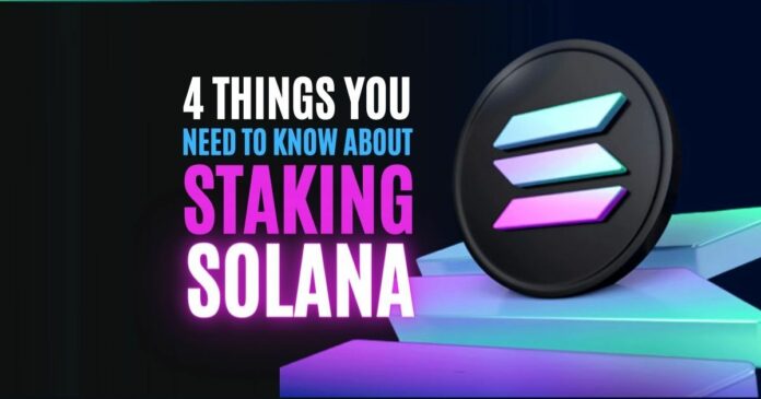 4 Things You Need to Know About Staking Solana