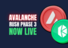 avalanche rush phase kyberswap