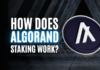 how does algorand staking work