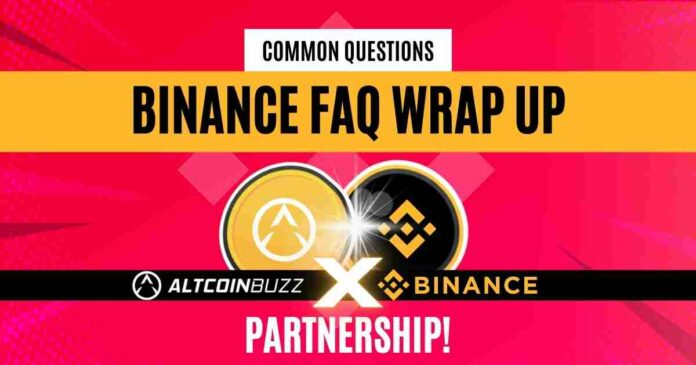Binance FAQ WrapUp