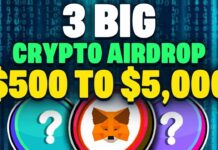 3 new crypto airdrops