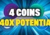 4 coins with 40x potential in bear market