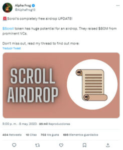 scroll airdrop review