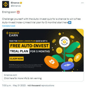 binance auto invest review