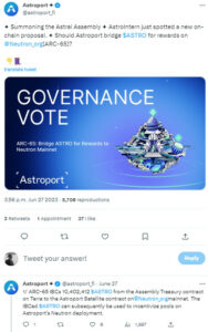 astroport governance vote