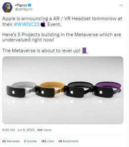 Apple VRs