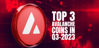Top 3 Avalanche Coins in Q3-2023.