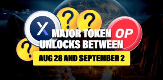 Major Token Unlocks Between August 28 and September 2