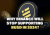 why bitcoin will stop supporting BUSD in 2024?