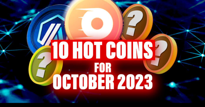10 Hot Coins for October 2023 – Part 1
