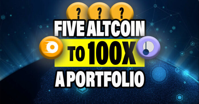 5 altcoins to 100x a portfolio