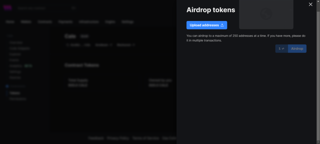 Scroll airdrop with 